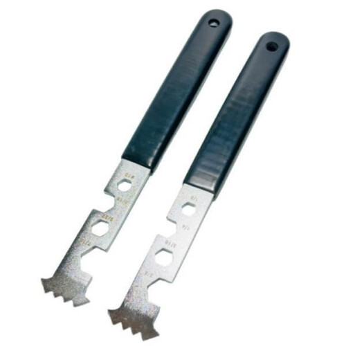 2 Pack Paver Removal Tool, Double Joint Non Slip Handle Paver Pulling Tool for Patio 1