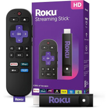 Roku Streaming Stick 2025 HD Roku Streaming Device for TV with Voice Remote Free and Live TV