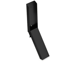 Stainless Steel Door Stop with Silicone Base, Noise Reduction Kick Down Door Stopper, No Drilling Install