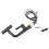 Digital Lavatory Faucet G1/2 Black 65.4oz 1