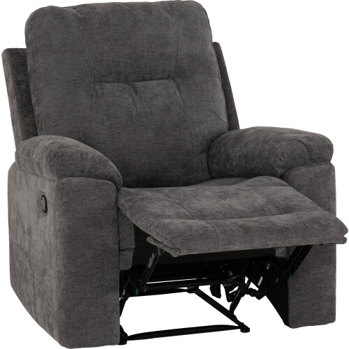 Seconique Guildford Recliner Chair - Grey Fabric 1