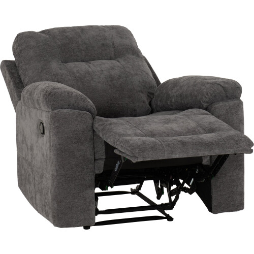 Seconique Guildford Recliner Chair - Grey Fabric 2