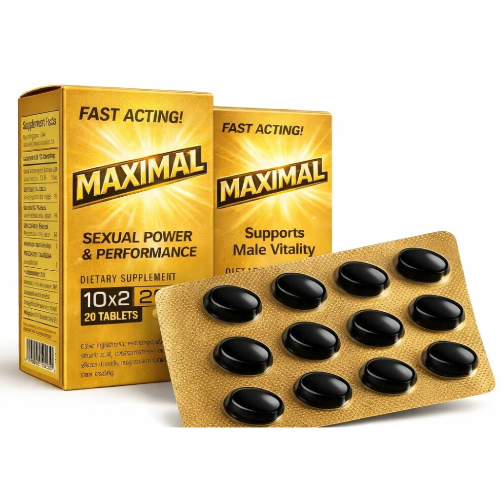 Maximalstore 10 Yellow Weekender Pills For Men 80Mg Tablets, 100% Natural