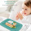 Cyan Silicone Suction Placemat with 4 Toy Tethers 6