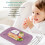 Silicone Suction Placemat with 4 Toy Tethers Purple 4