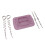 Silicone Suction Placemat with 4 Toy Tethers Purple 10