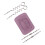 Silicone Suction Placemat with 4 Toy Tethers Purple 12