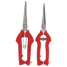2Pcs Pruning Shears with Ergonomic Comfort Grip Durable Steel Blades for Gardening and Fruit Picking