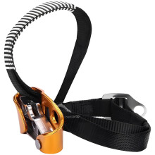 Right Foot Climbing Ascender for 812mm Rope, Durable Aluminum Alloy, Ergonomic Design for Caving