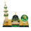 Dome Mosque Ornament Clear Quartz 15.5x7.5x14 cm 3
