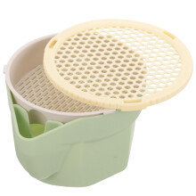 SelfWatering Hydroponic Cat Grass Planter for Indoor Cats with Removable Seed Tray (Light Green)