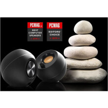 CREATIVE Pebble 2.0 USB-Powered Desktop Speakers with Far-Field Drivers and Passive Radiators for Pcs and Laptops (Black)