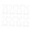 200pcs Self Adhesive Plant Wall Clips for Vines Durable Plastic Holders for Climbing Plants 1
