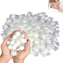 Compressed Towel Tablets 100 Pack Soft Cotton Magic Towels Instant Water Expansion for Travel Camping Hiking