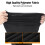 Black Velvet Balaclava Ski Mask 39.0x31.5cm 2