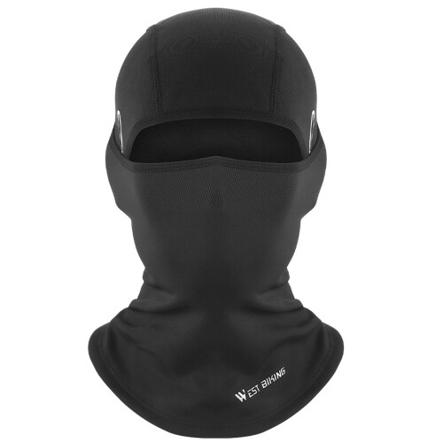 Black Velvet Balaclava Ski Mask 39.0x31.5cm 2
