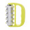 Handheld Curved Five-row Iron Column Roller Soothing Massager(Yellow) 1
