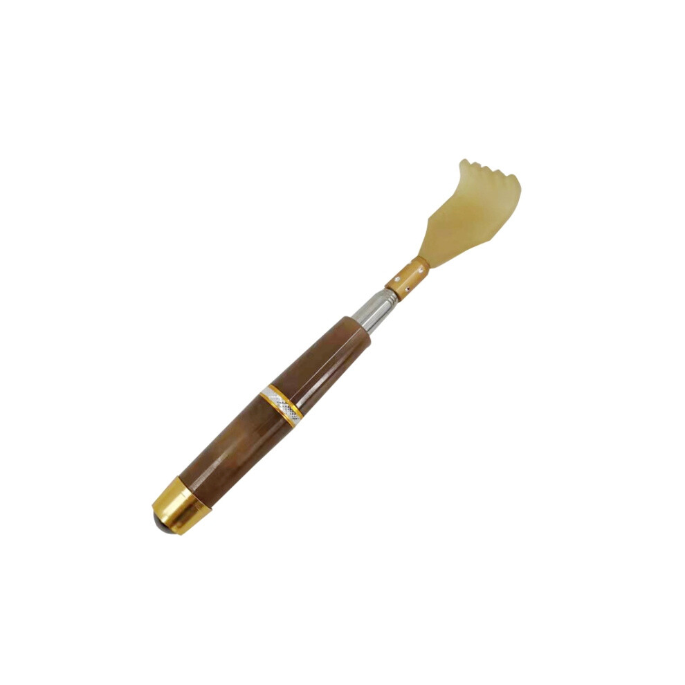 Brown Magnetic Tickling Retractable Back Scratcher(Brown)