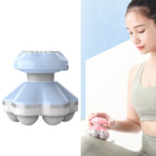 XF-76 Mini Massager Creathadóir USB Suathaireacht Baile Iomlán an Choirp (Gorm)
