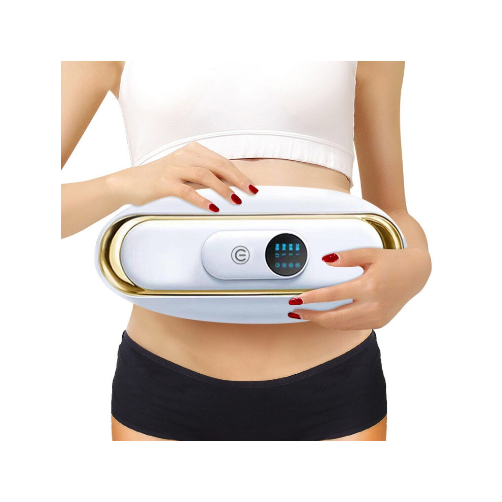 Intelligent Abdominal Massager With Heating And Waist Compressor - Abdominal Massager (, Far Infrared) White