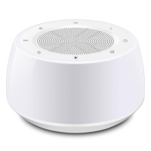 White Noise Sleep Instrument Player Speaker Bedroom Night Light(White)