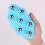 Seven-bead massager, multi-functional five-element meridian brush, lymphatic drainage roller massager, shape: ordinary blue. 5