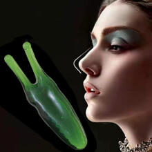 PCS Nose Scraping Device Respiratory Tract Clearing Nose Beauty Device(Emerald Green)