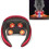Four-head Shoulder and Neck Massager Pulse Neck Protector(Red) 1