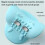 JJ-001 Massaggiatore multifunzione a impulsi e compressione calda EMS per spalle e collo (blu) 3