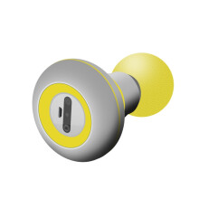 RJ-R088 Mini Massager, Muscle Relaxation Fascia Gun, Home Vibrating Hammer Massager (Yellow)