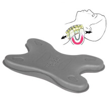 Neck pillow, stretching massager, corrector, portable neck support pillow (grey)