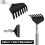 4pcs /Set Extendable Stainless Steel Long-handled Portable Handheld Back Scratcher 4