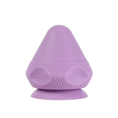 Balle de massage musculaire en silicone à ventouse (violette)
