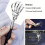 4pcs /Set Extendable Stainless Steel Long-handled Portable Handheld Back Scratcher 6