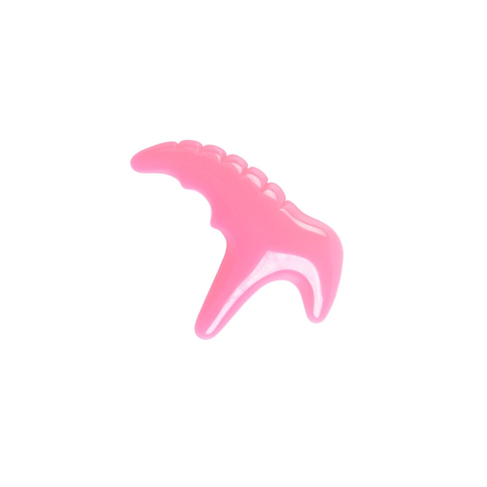Silicone Thumb Bump Massager Muscle Relaxation Massage Fascia Device, Specification: Resin Pink