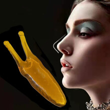 Five nose scraping devices (light pink) for airway clearing and nose beautification.