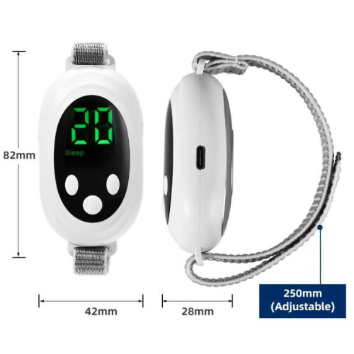 HY61 EMS Pulse Smart Handheld Schlafmessgerät Schlafhilfe (Weiß) 2