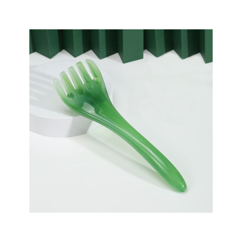 Unisex Green Five Claws Massager Meridian Stress Reducing Massage Comb(Green)