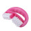 Mini body massage roller (rose red) 2
