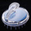 Five blue silicone PVC massage brushes for personal use. 2