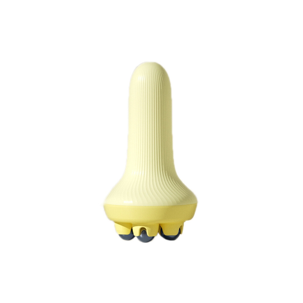 Yellow Inner Leg Exercise Muscle Relaxation Abdominal Shaping Roller Massager, Color: Magnetic Ball Box