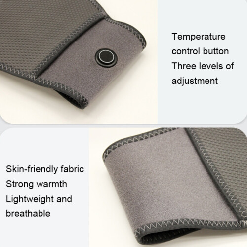 USB 5V Graphene Thermal Physiotherapy Heating Belt(Gray) 2