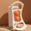 Massage Stretching Yoga Assisted Ring With Raised Point Roller(Beige Orange) 1