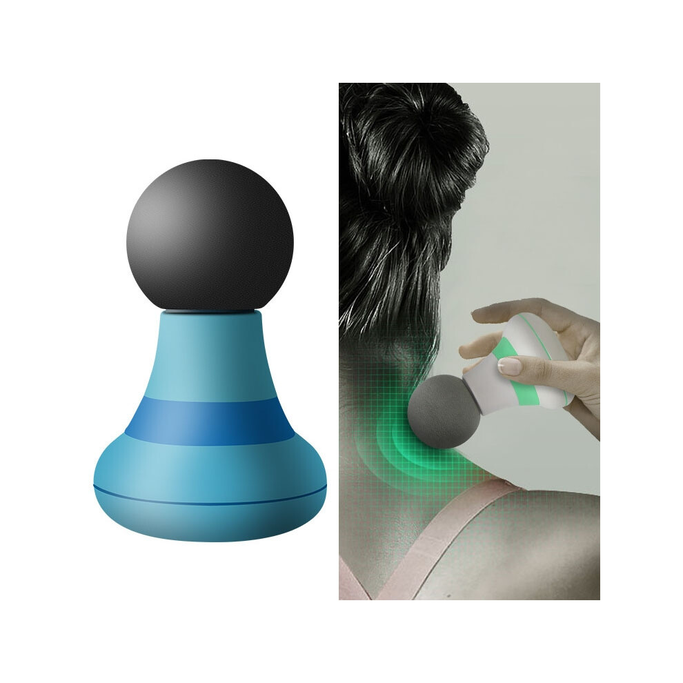 Blue Mini Fascia Device Smart Whole Body Muscle Vibrating Massage Relaxer, Style: Enhanced Model (Blue)
