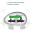 Mini Electric Head Massage(Blue) 6
