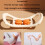 Massage Stretching Yoga Assisted Ring With Raised Point Roller(Beige Orange) 3