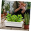 2pcs Self Watering Window Planter Box with Drainage Tray, Rectangular Plastic Planter for Herbs and Flowers 5