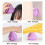 Balle de massage musculaire en silicone à ventouse (violette) 6