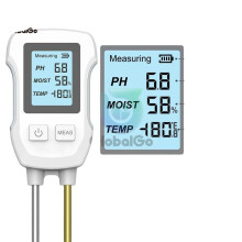 Soil pH Meter 3 in 1 Digital Soil Tester with LCD Display, Wide pH Range 3.0–9.0, for Garden Plants