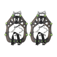 Ice Cleats for Shoes with 22 Steel Spikes, AntiSlip Grip Crampons for Hiking Boots on Snow and Ice